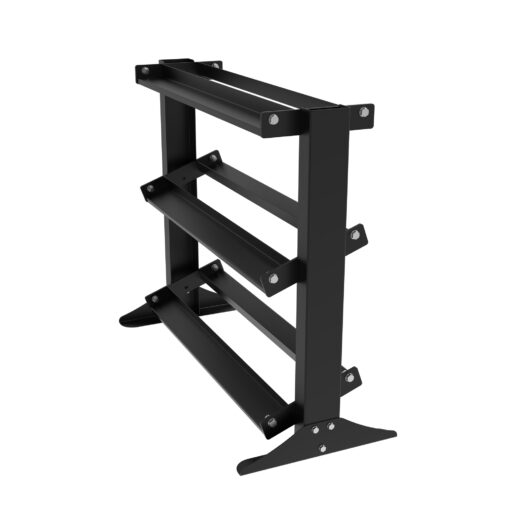 010Fitness 3-Tier Dumbbell Weight Rack – Free Weight Storage for Home Gym - Image 5