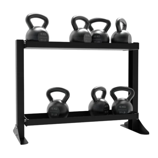 010Fitness 2-Tier Kettlebell Heavy Duty Steel  Storage Rack - Image 4