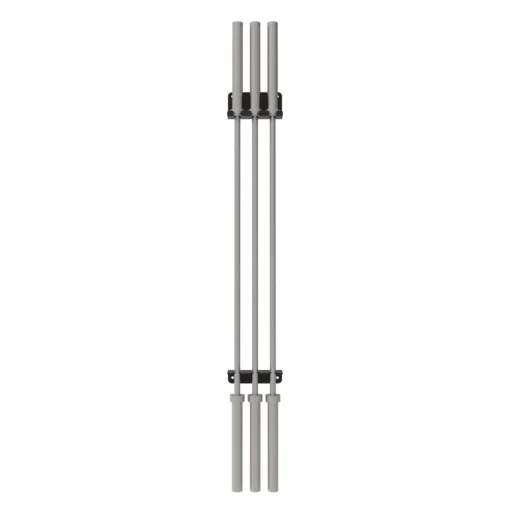 010Fitness 3 Bar Commercial Vertical Hanging Wall Mount Barbell Hooks/ Wall Mounted Barbell Holders - Image 2