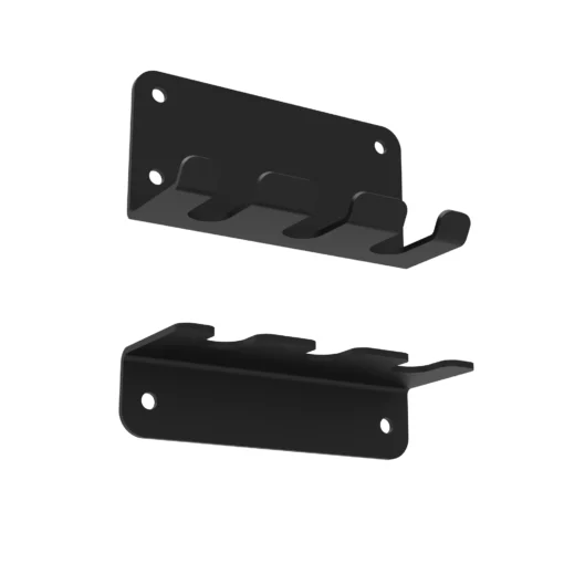 010Fitness 3 Bar Commercial Vertical Hanging Wall Mount Barbell Hooks/ Wall Mounted Barbell Holders - Image 5