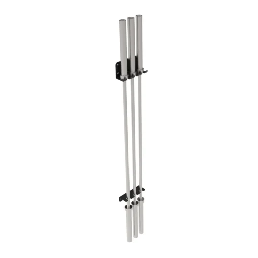 010Fitness 3 Bar Commercial Vertical Hanging Wall Mount Barbell Hooks/ Wall Mounted Barbell Holders - Image 3