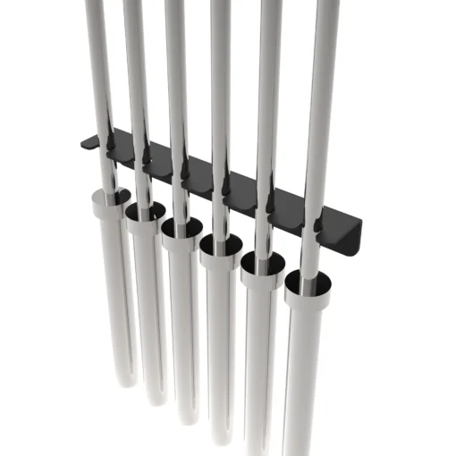 010Fitness 6 Bar Commercial Vertical Hanging Wall Mount Barbell Hooks/ Wall Mounted Barbell Holders - Image 4