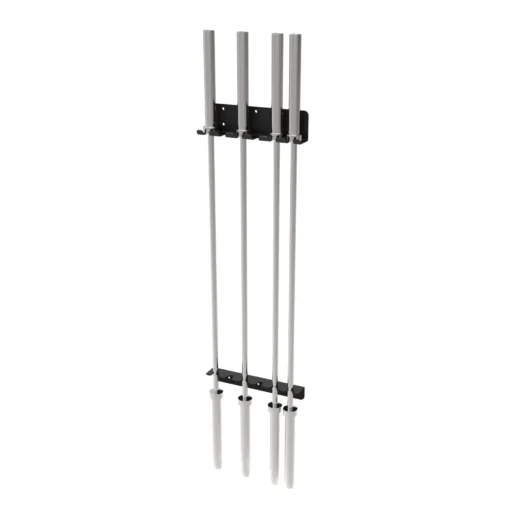 010Fitness 6 Bar Commercial Vertical Hanging Wall Mount Barbell Hooks/ Wall Mounted Barbell Holders - Image 3