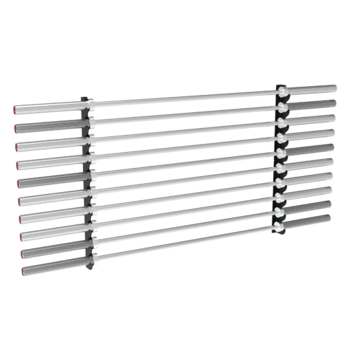 010Fitness 10 Bar Commercial Horizontal Barbell Stack / Wall Mounted Barbell Gunrack - Image 3