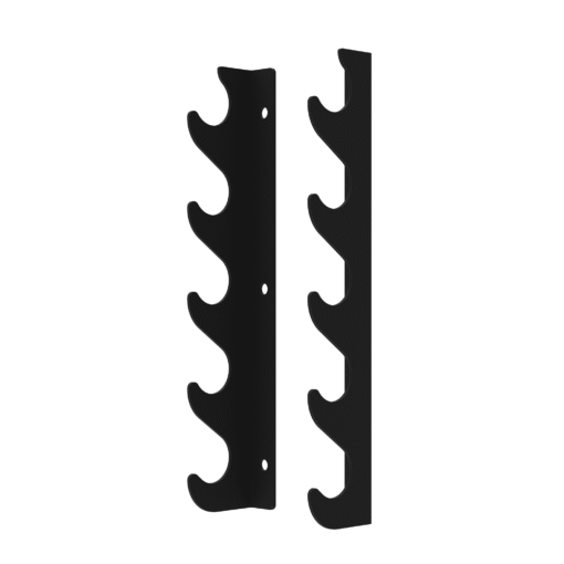 010Fitness 5 Bar Commercial Horizontal Barbell Stack / Wall Mounted Barbell Gunrack - Image 6