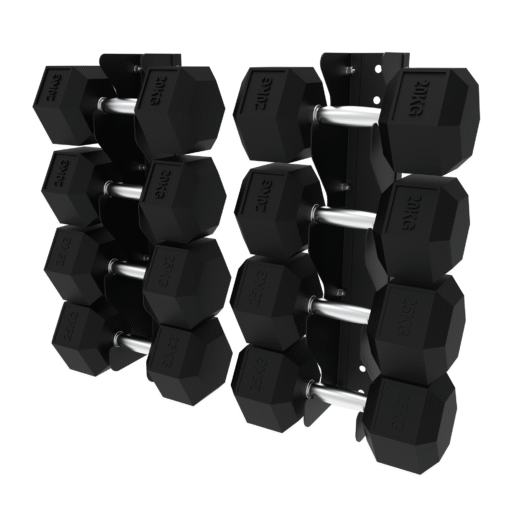 010Fitness 8-Tier Commercial Wall-Mount Dumbbell Rack – Space-Saving Weight Storage Commercial Gyms - Image 5