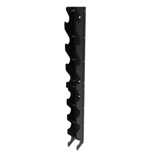 010Fitness 8-Tier Commercial Wall-Mount Dumbbell Rack – Space-Saving Weight Storage Commercial Gyms