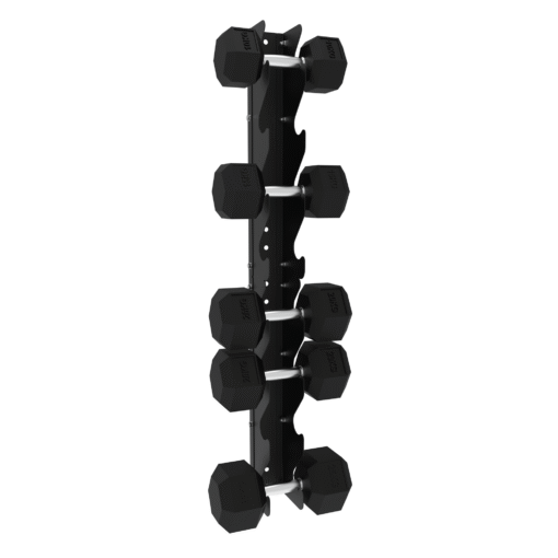 010Fitness 8-Tier Commercial Wall-Mount Dumbbell Rack – Space-Saving Weight Storage Commercial Gyms - Image 4