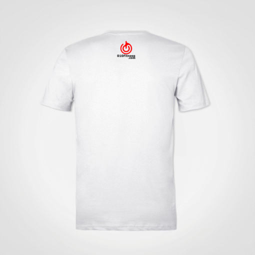 010Fitness WHITE Everyday Comfort Unisex T-Shirt - Perfect for All-Purpose Wear - Image 2